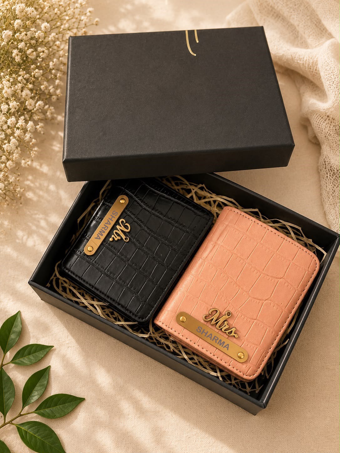 Bhai - Bhabhi Rakhi Wallet Combo
