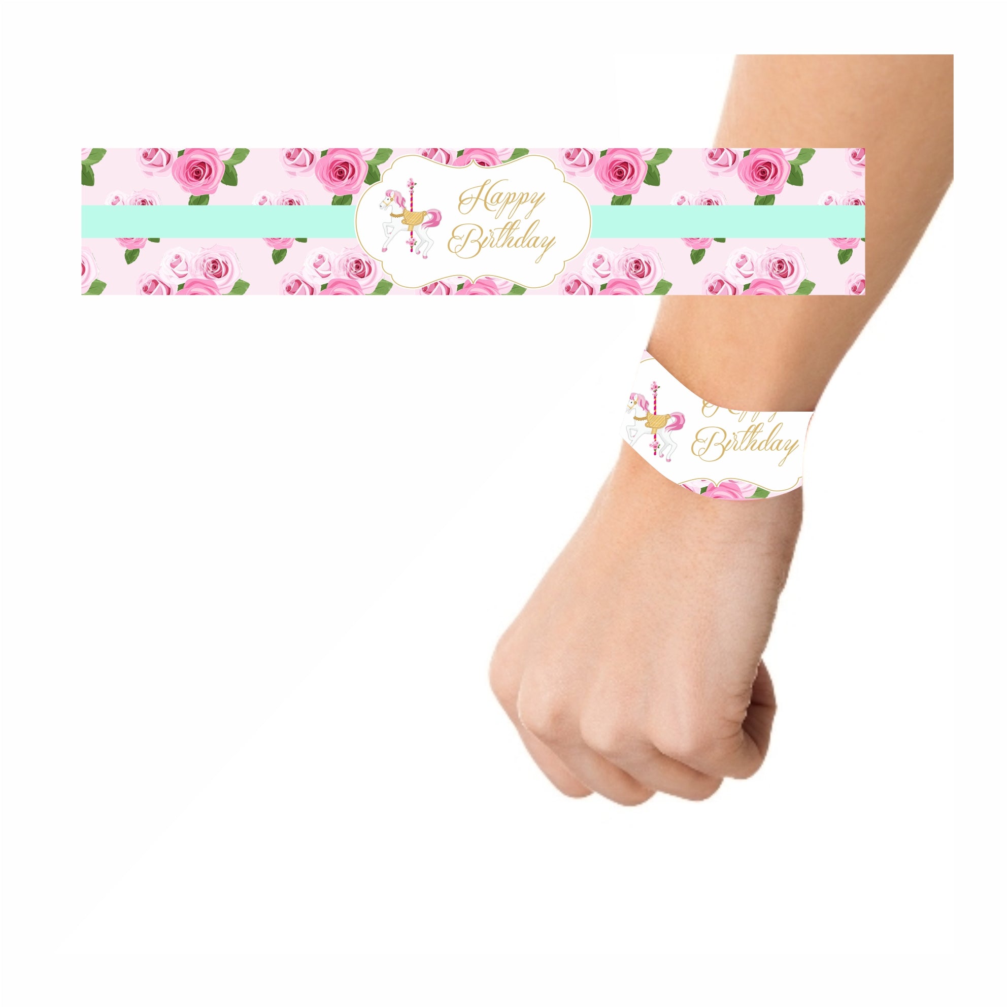 Carousel Wrist Bands - Pack of 10 THEME PARTIES Pretty UR Party   