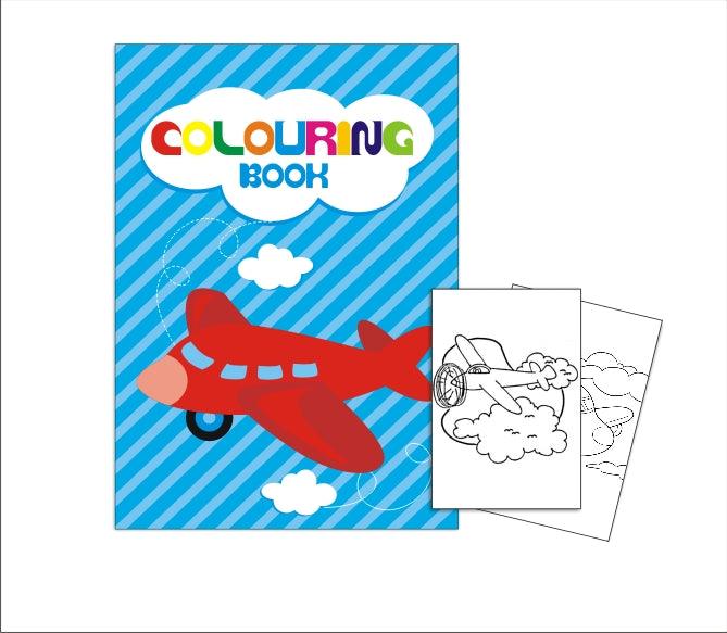 Airlines Colouring Book PERSONALISED Pretty UR Party   