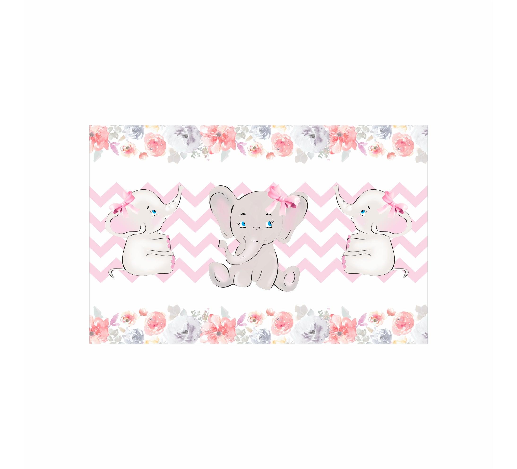 Baby Elephant Theme Table Mats THEME PARTIES Pretty UR Party   