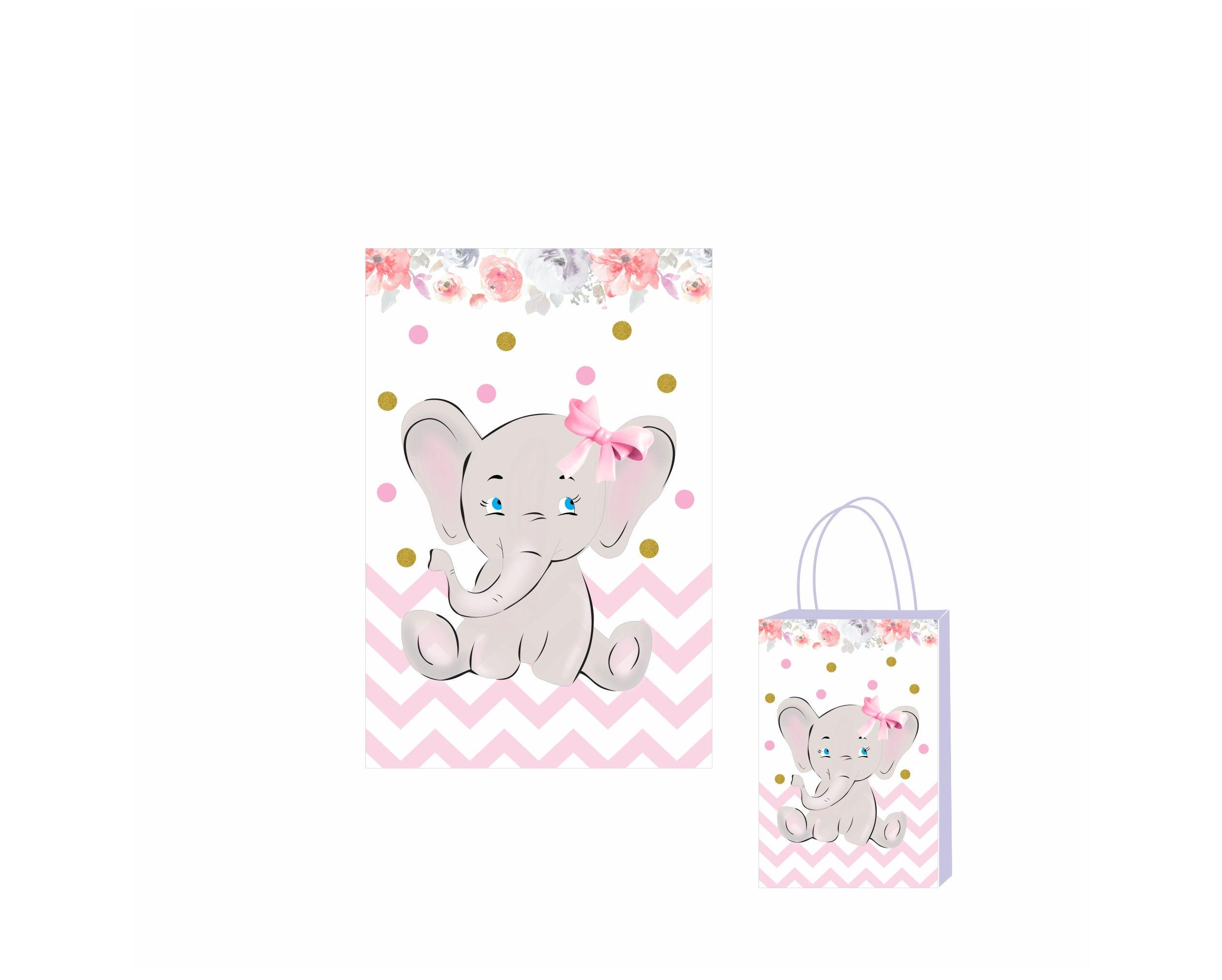 Baby Elephant Theme Khoi Bag / Pinata ALL PARTY SUPPLIES Pretty UR Party   