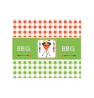 Barbeque Chocolate Wrappers THEME PARTIES Pretty UR Party   