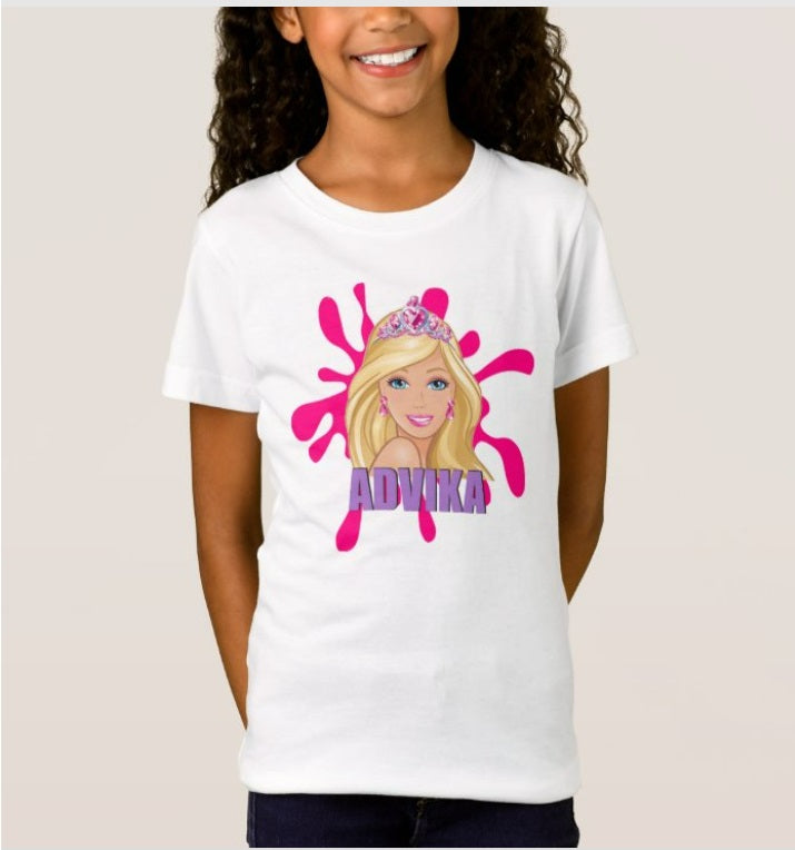 Barbie Holi T-shirt HOLI Pretty UR Party   