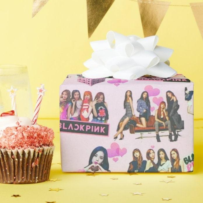 BlackPink Wrapping paper (pack of 5) RETURN GIFTS Pretty UR Party   