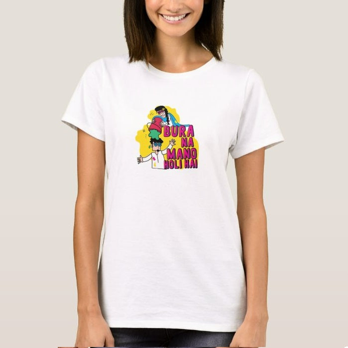 Bura Na Mano Holi Hai T-shirt - 01 HOLI Pretty UR Party   