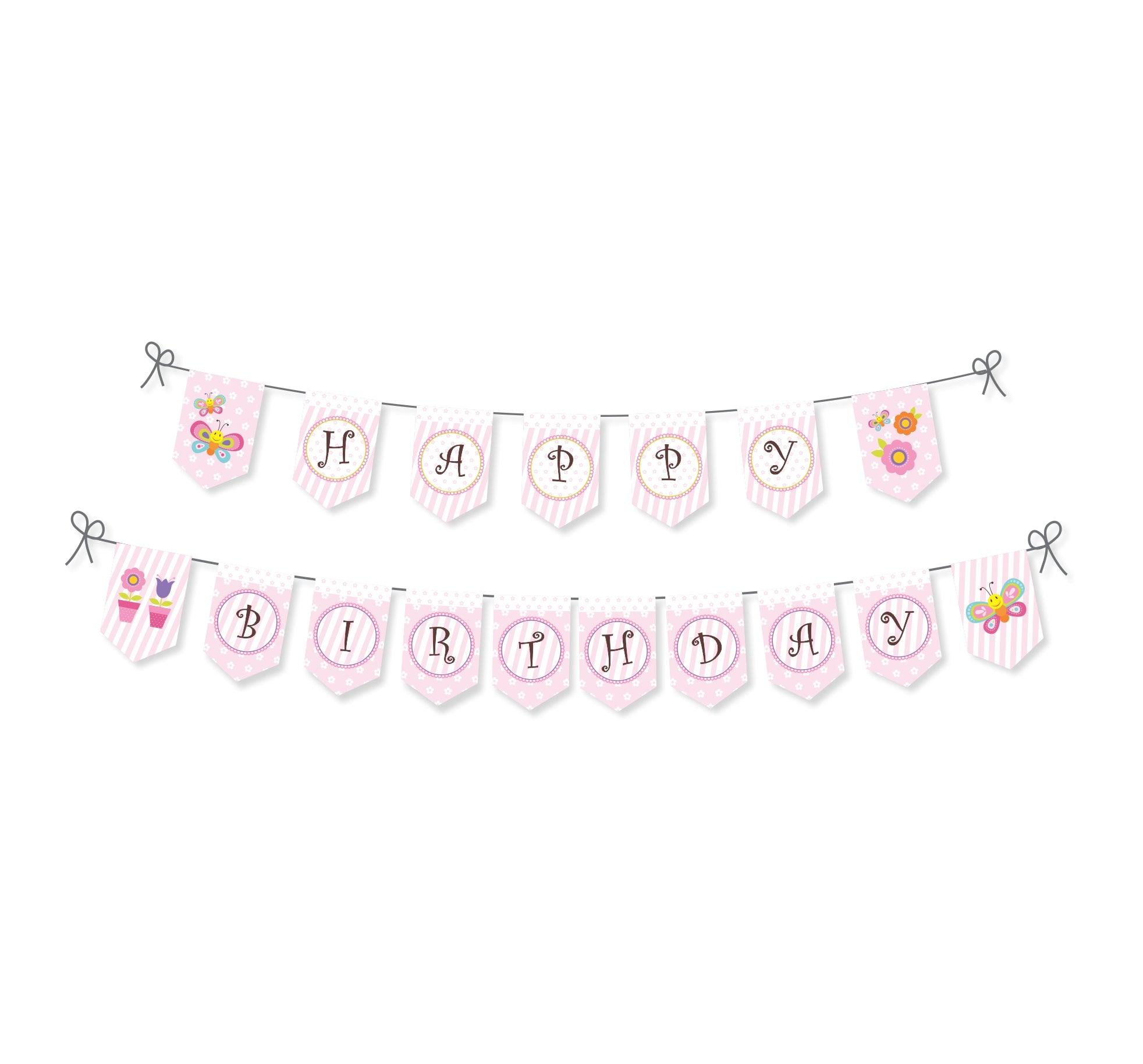 Butterfly Bunting THEME PARTIES Pretty UR Party   