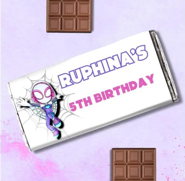 Spidey and his Friends Theme Chocolate Wrappers