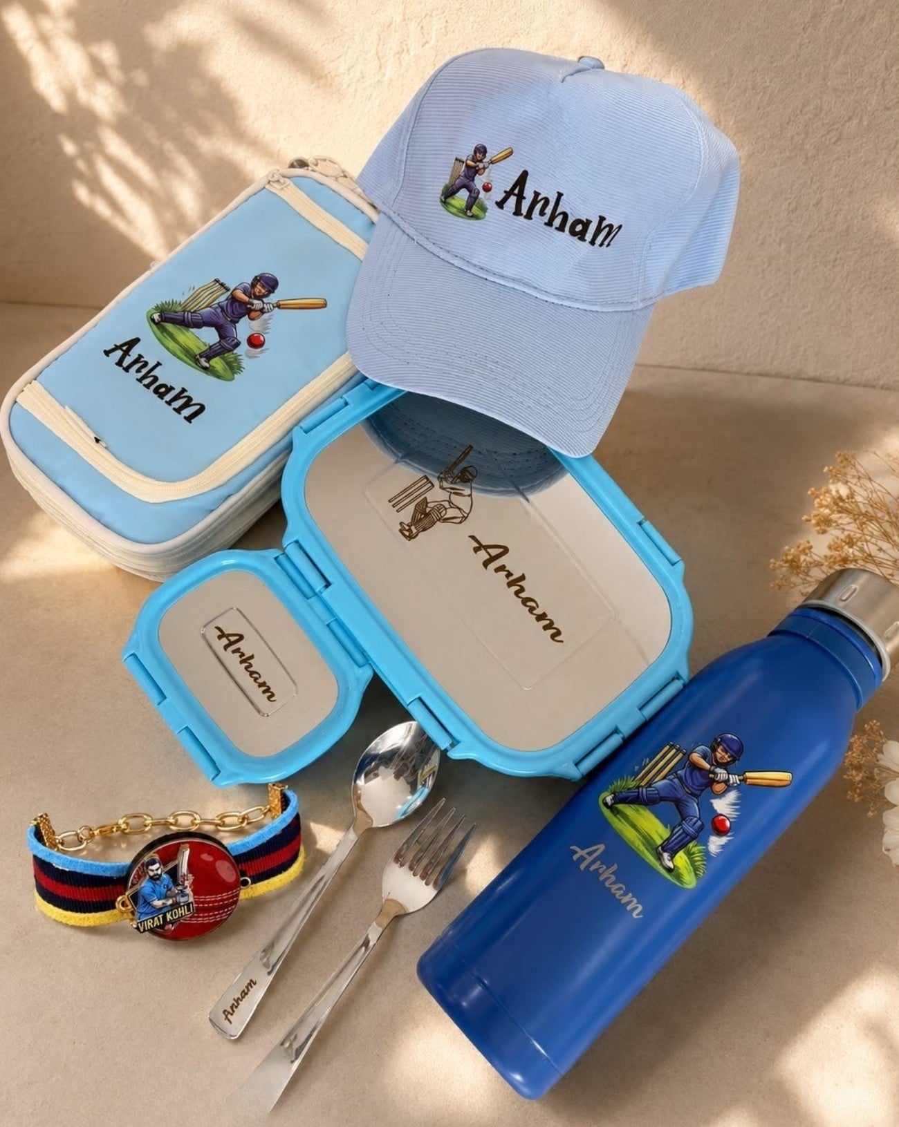 Cricket theme Hamper for brother