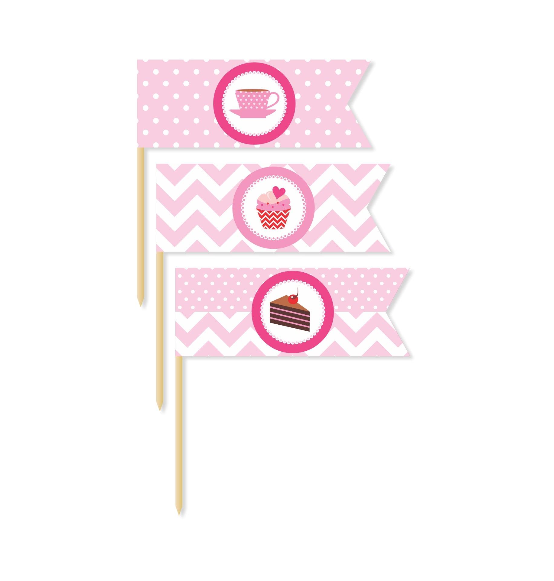 Cupcake Picks THEME PARTIES Pretty UR Party   