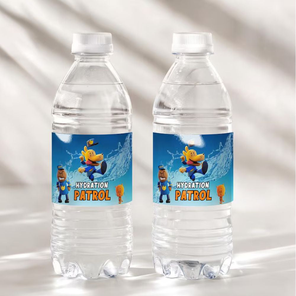 DogMan theme Bottle Labels