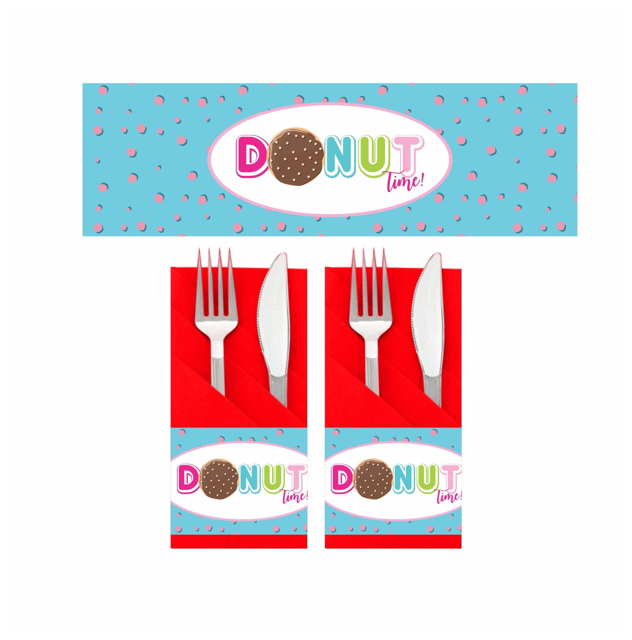 Donut Theme Napkin Rings THEME PARTIES Pretty UR Party   
