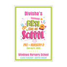 First Day of School Sign Pretty UR Party