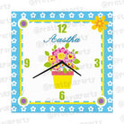 Personalised Flowers Clock RETURN GIFTS Pretty UR Party   