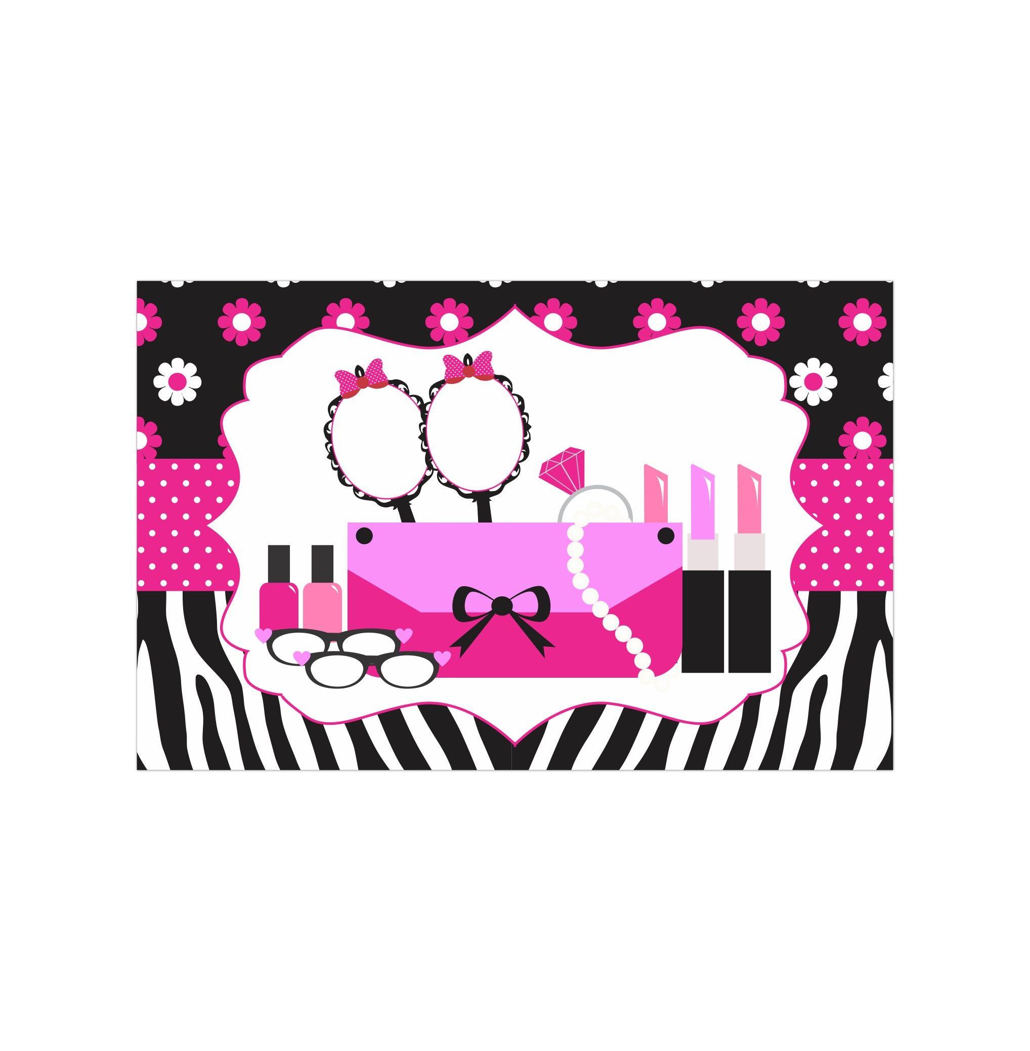 Glam Diva Table Mats THEME PARTIES Pretty UR Party   