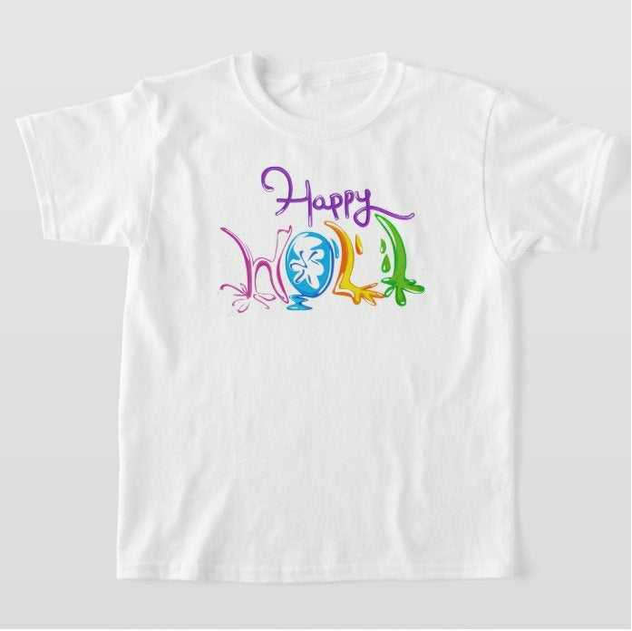 Happy Holi T-shirt HOLI Pretty UR Party   