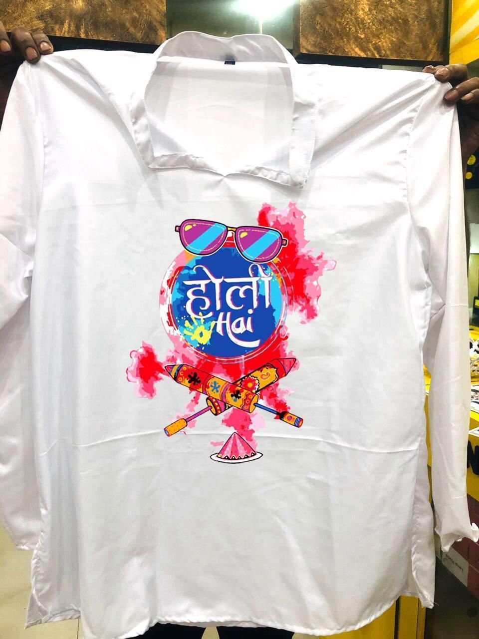 Holi Kurta 02 HOLI PRETTY UR PARTY