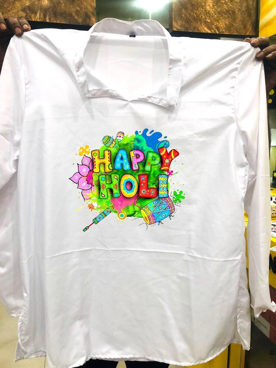 Holi Kurta 01 HOLI PRETTY UR PARTY