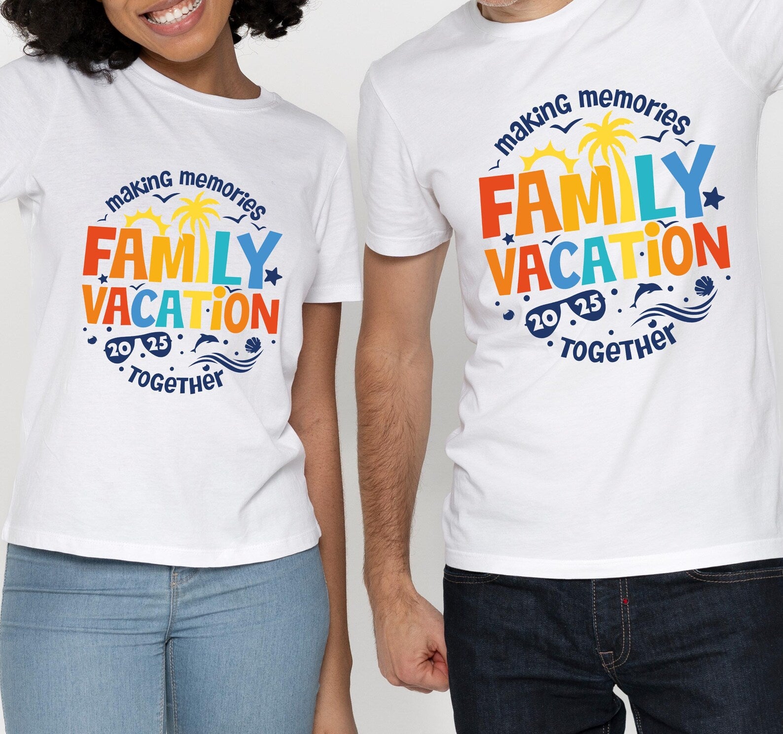 Family Holiday T-shirt - Design 1 RETURN GIFTS Pretty UR Party