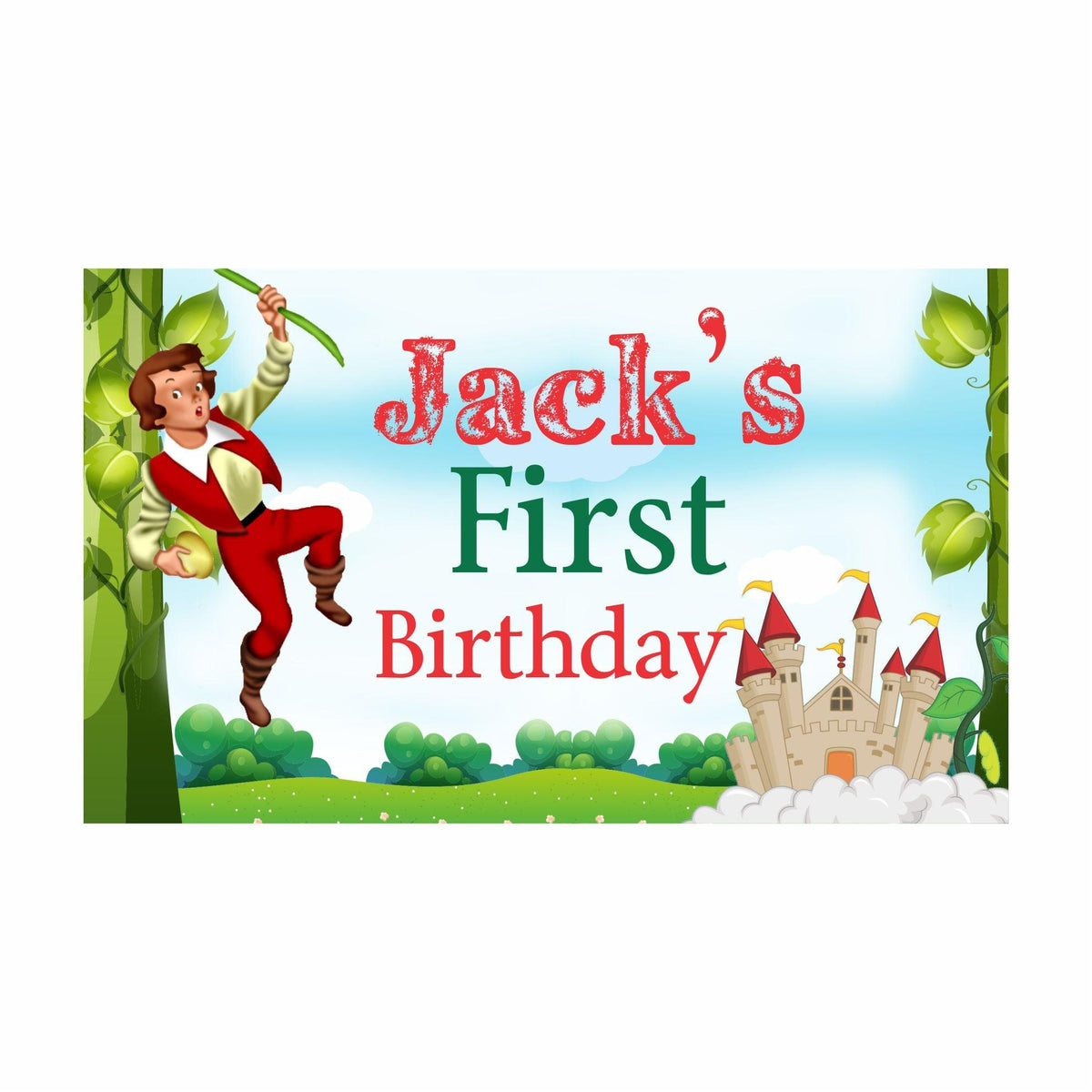 Jack & The Beanstalk Theme Backdrop – PRETTY UR PARTY