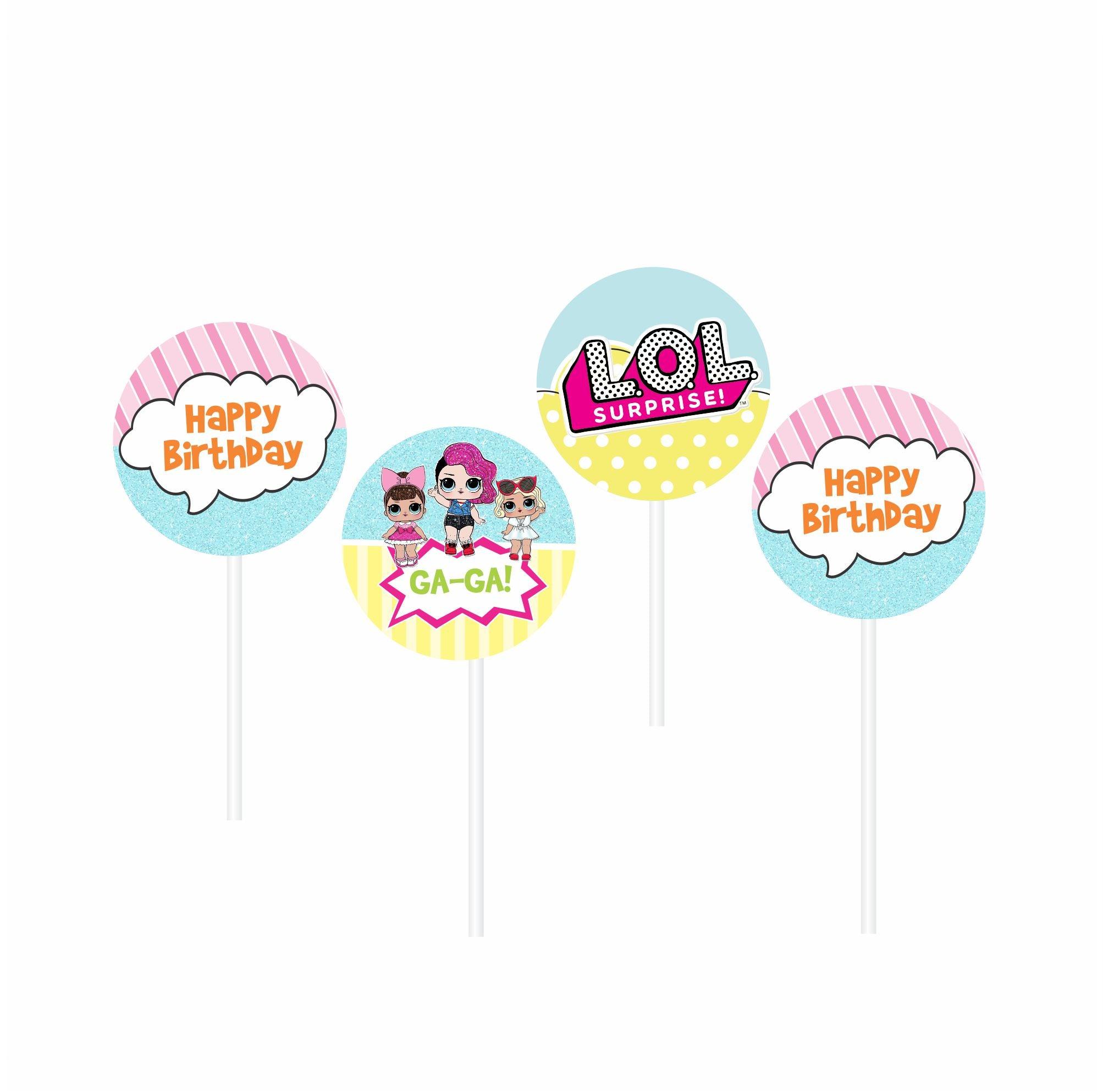 LOL Surprise Theme Cupcake / Food Toppers THEME PARTIES Pretty UR Party   