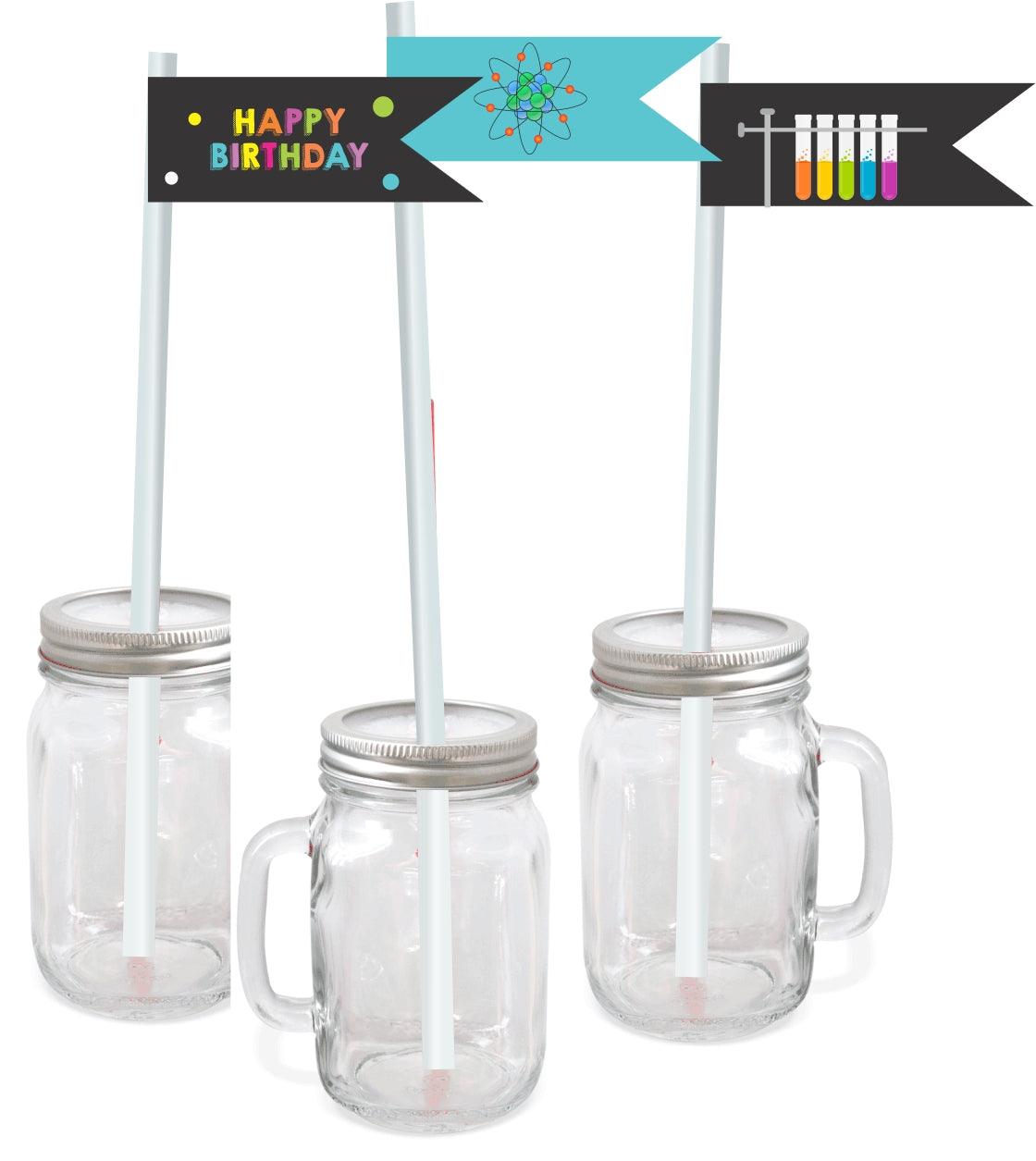 Mad Scientist Theme Drink Straws THEME PARTIES Pretty UR Party   