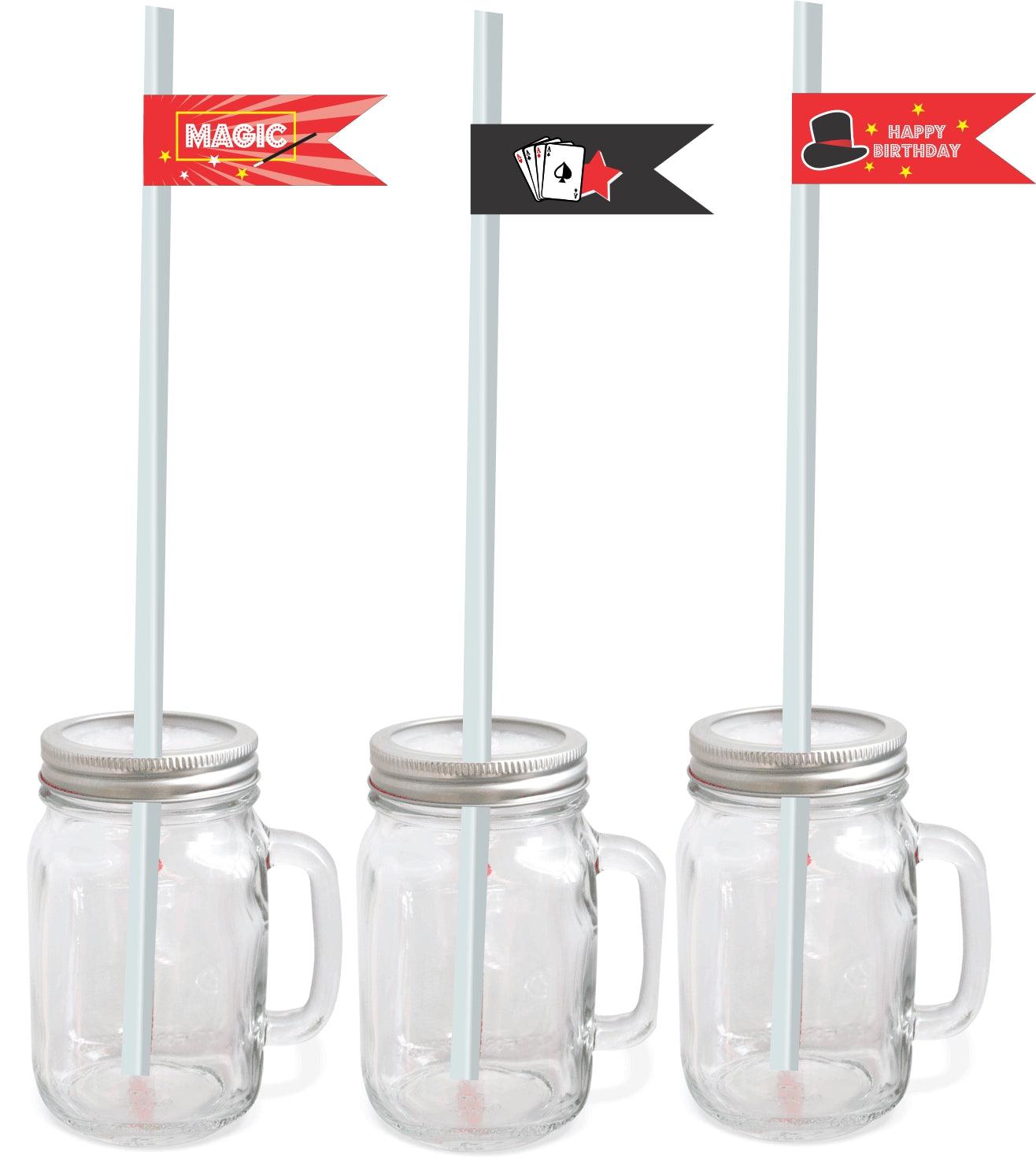 Magic Theme Drink Straws THEME PARTIES Pretty UR Party   