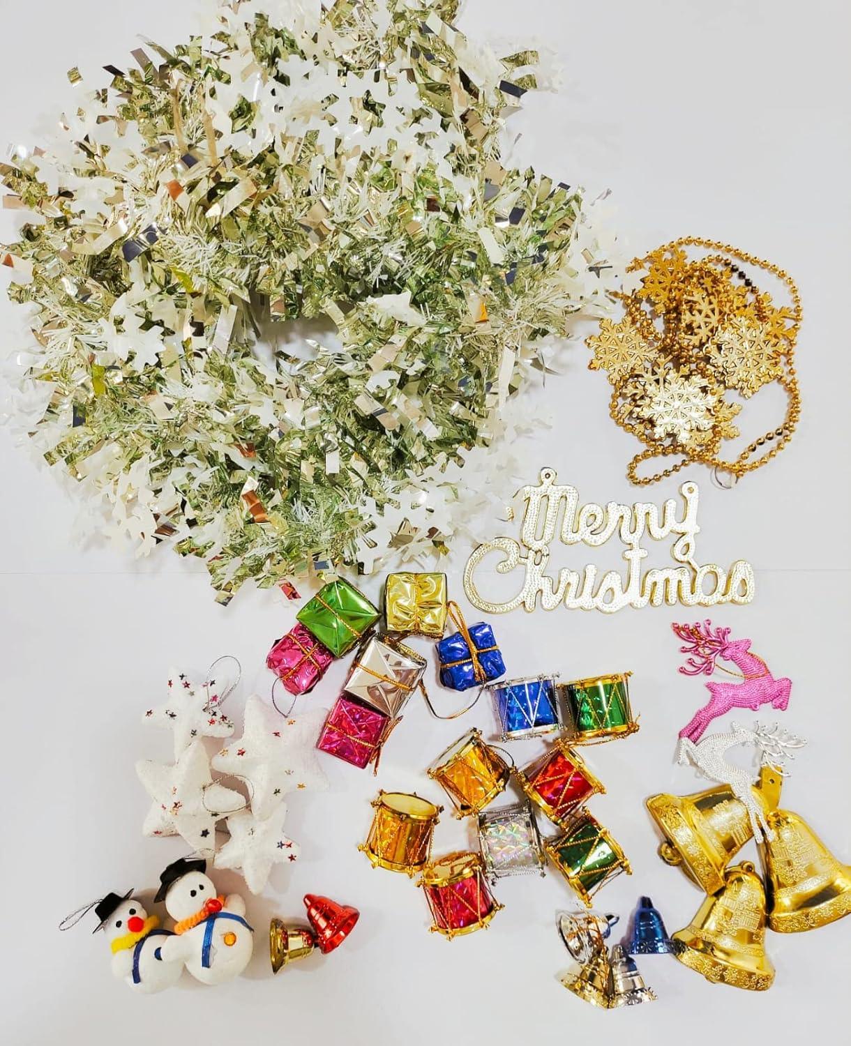 Hanging Decorations Pack - 42 pcs Includes hangings and Garlands, Christmas Ornaments, Xmas Tree Decor, Tree Decorations, Hanging Charms Holiday Decorations  Pretty UR Party   