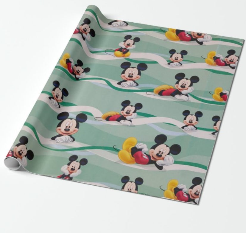 Mickey Wrapping Paper (Pack of 5) ACCESSORIES Pretty UR Party   