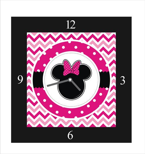Minnie Mouse Personalised Clocks | Minnie Mouse return gifts – PRETTY ...