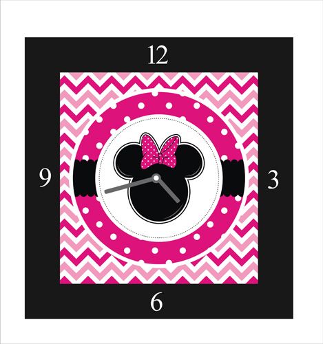 Personalised Minnie Mouse Clock RETURN GIFTS Pretty UR Party   