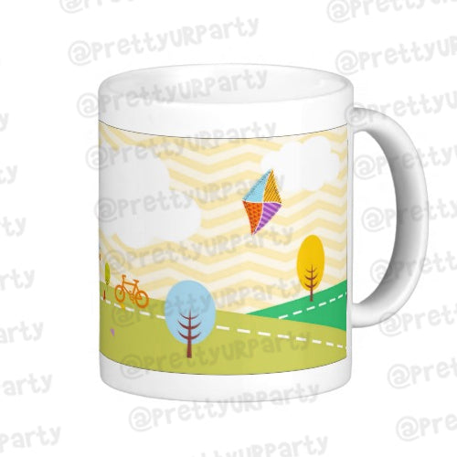 Personalised  Kites Mug THEME PARTIES Pretty UR Party Default Title  