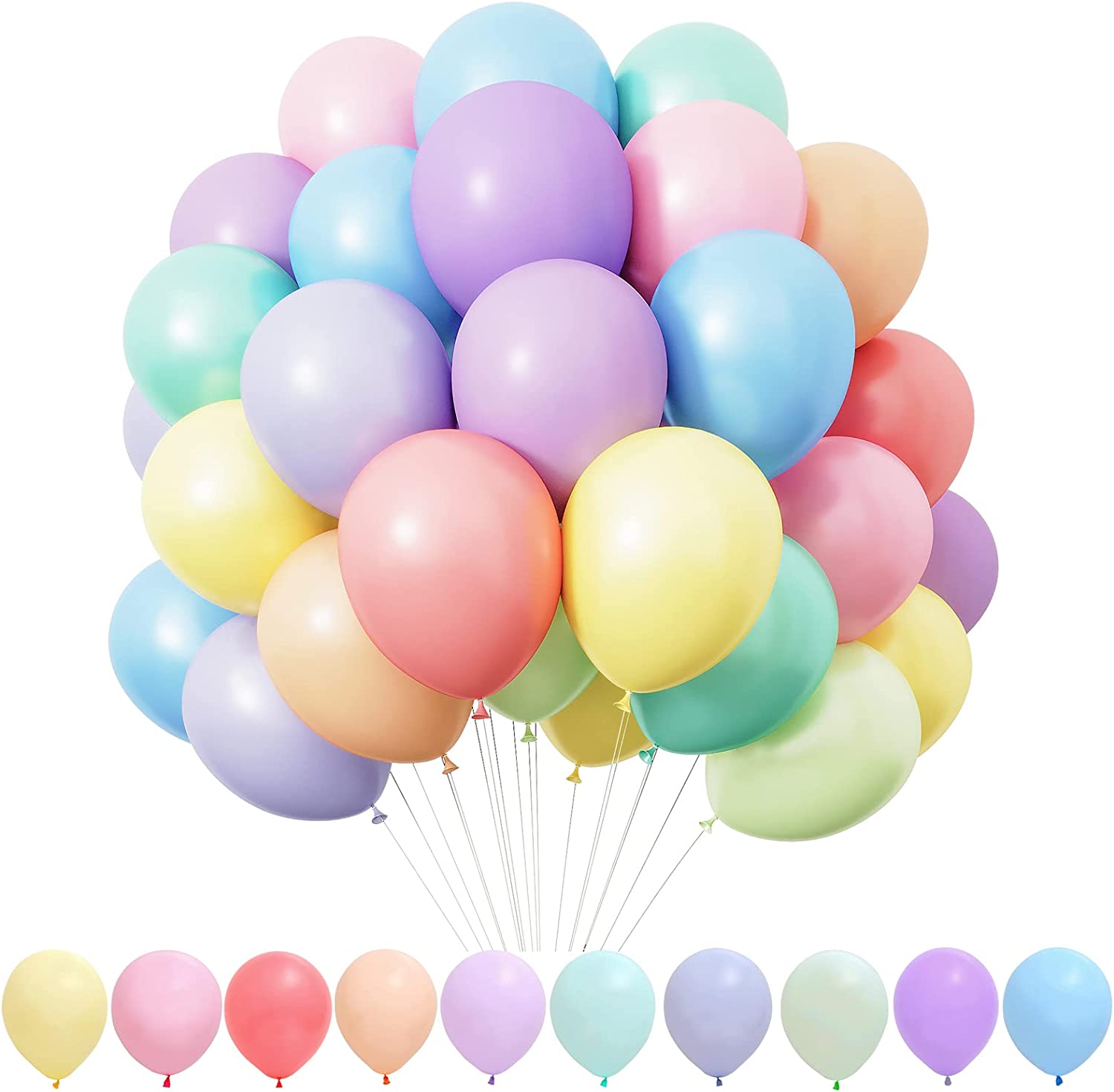 pastel balloons photography
