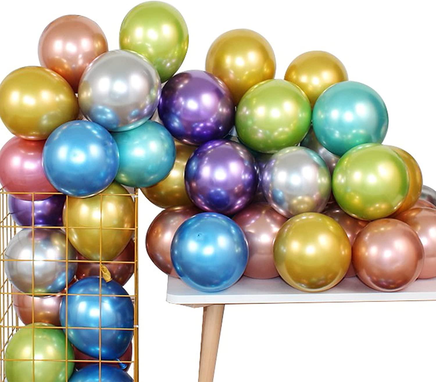 Chrome Balloons - Pack of 25 ALL PARTY SUPPLIES Pretty UR Party Multicolor  