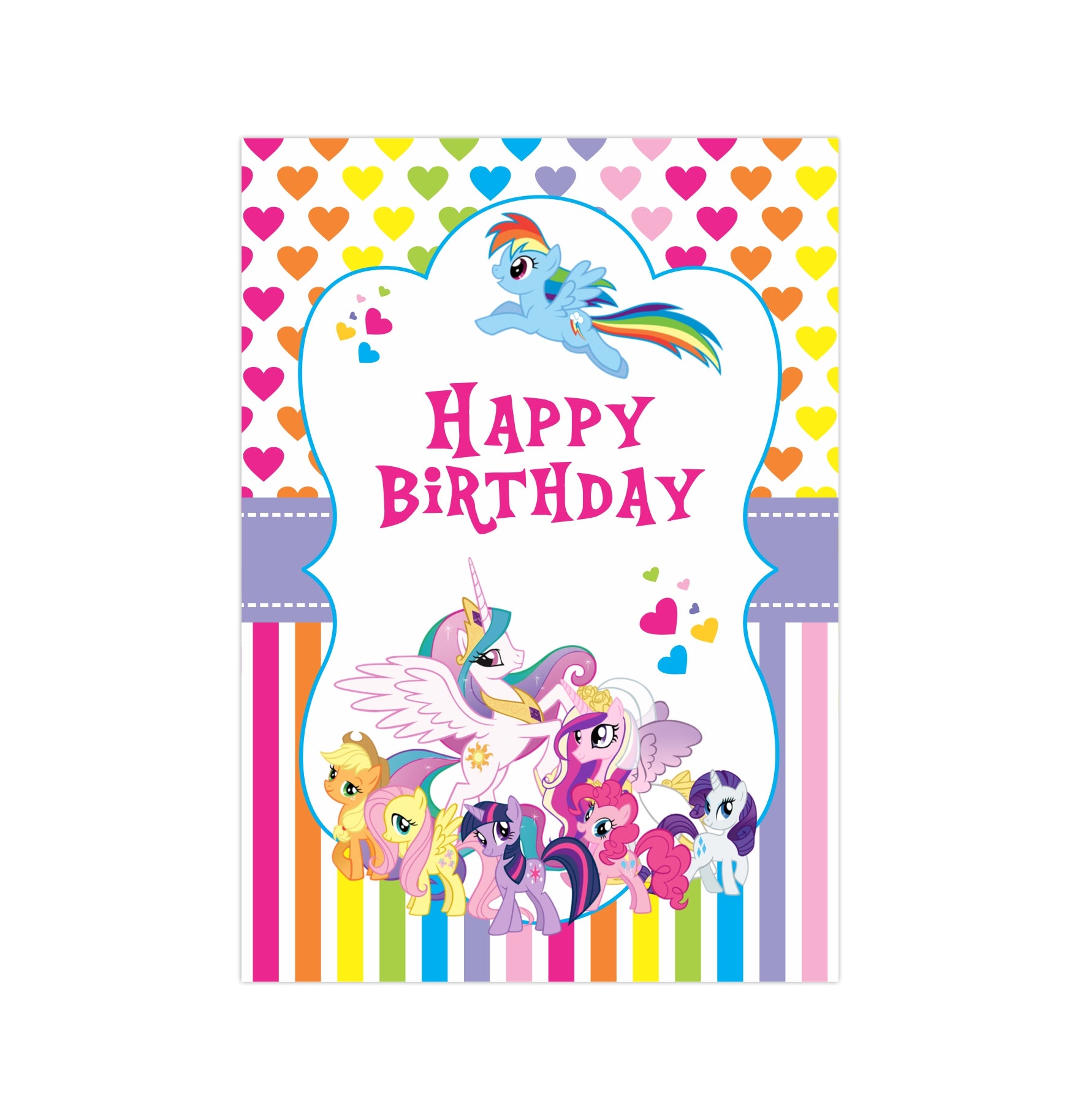 My Little Pony Centerpieces - Pack of 2 THEME PARTIES Pretty UR Party   