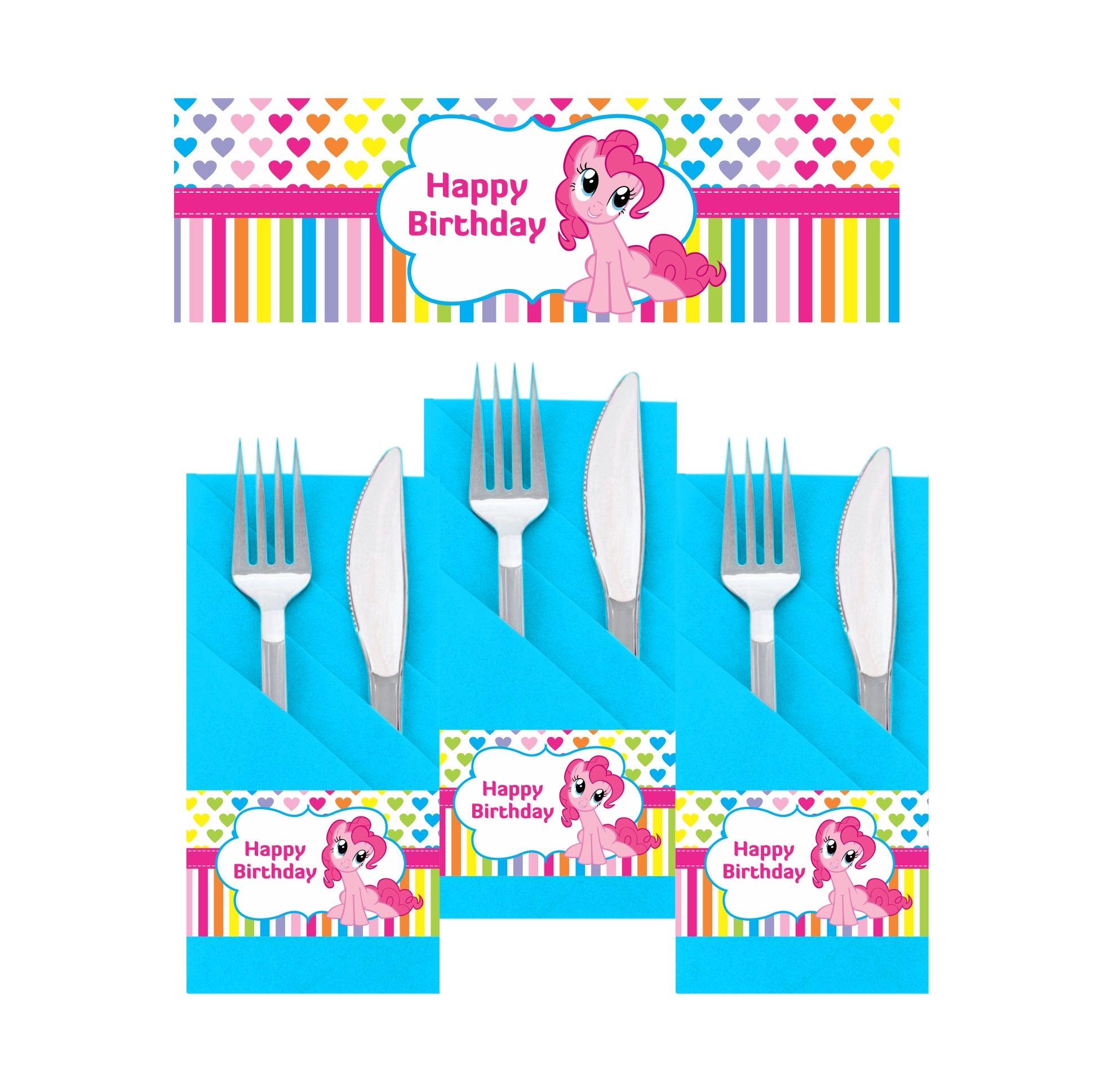 My Little Pony Napkin Rings THEME PARTIES Pretty UR Party   