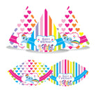 My Little Pony Hats - Pack of 10 THEME PARTIES Pretty UR Party   