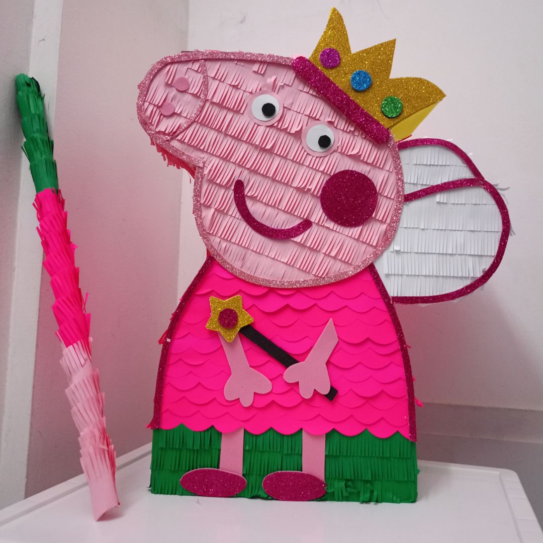 Handcrafted Peppa Pig Pinata