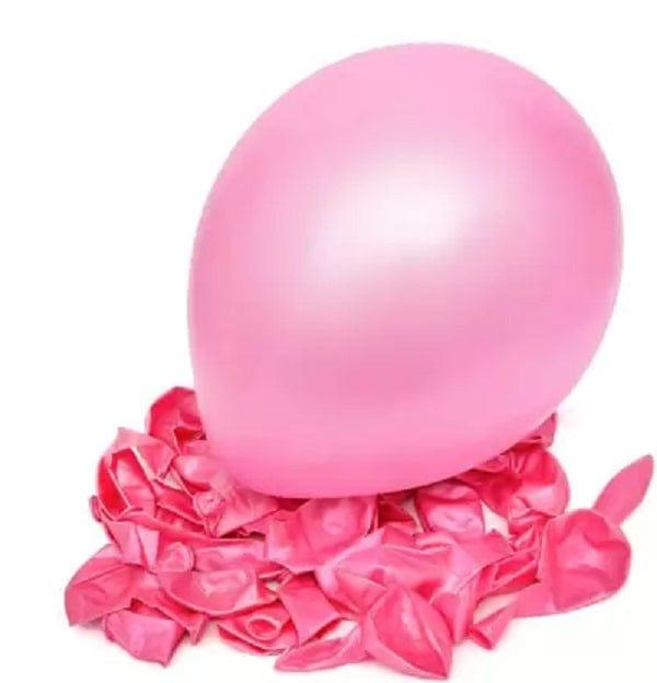 Pink Metallic Latex Balloon - Pack of 50 ALL PARTY SUPPLIES Pretty UR Party   