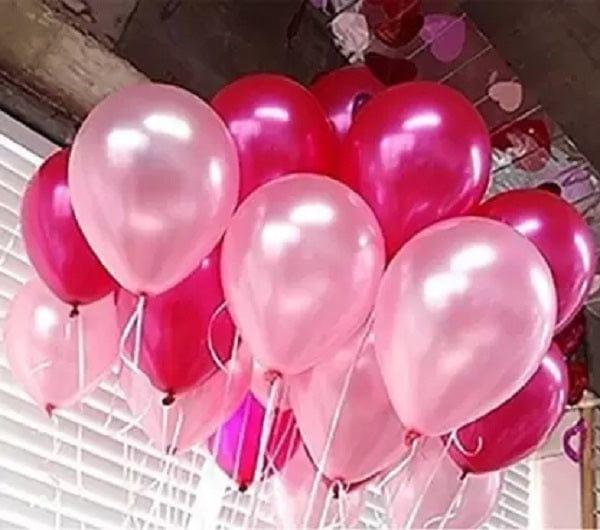 Pink Metallic Latex Balloon - Pack of 50 ALL PARTY SUPPLIES Pretty UR Party   