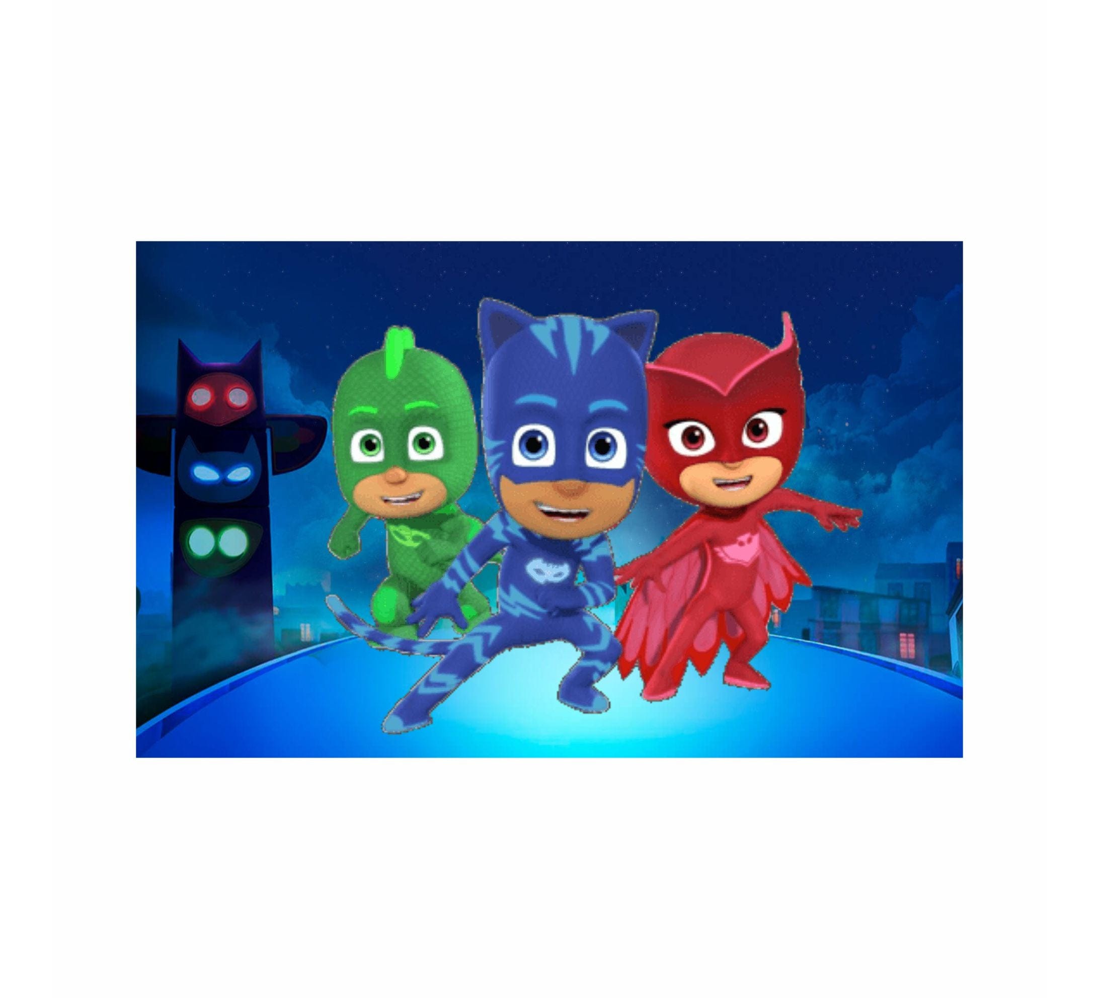 PJ Masks Theme Table Mats THEME PARTIES Pretty UR Party   