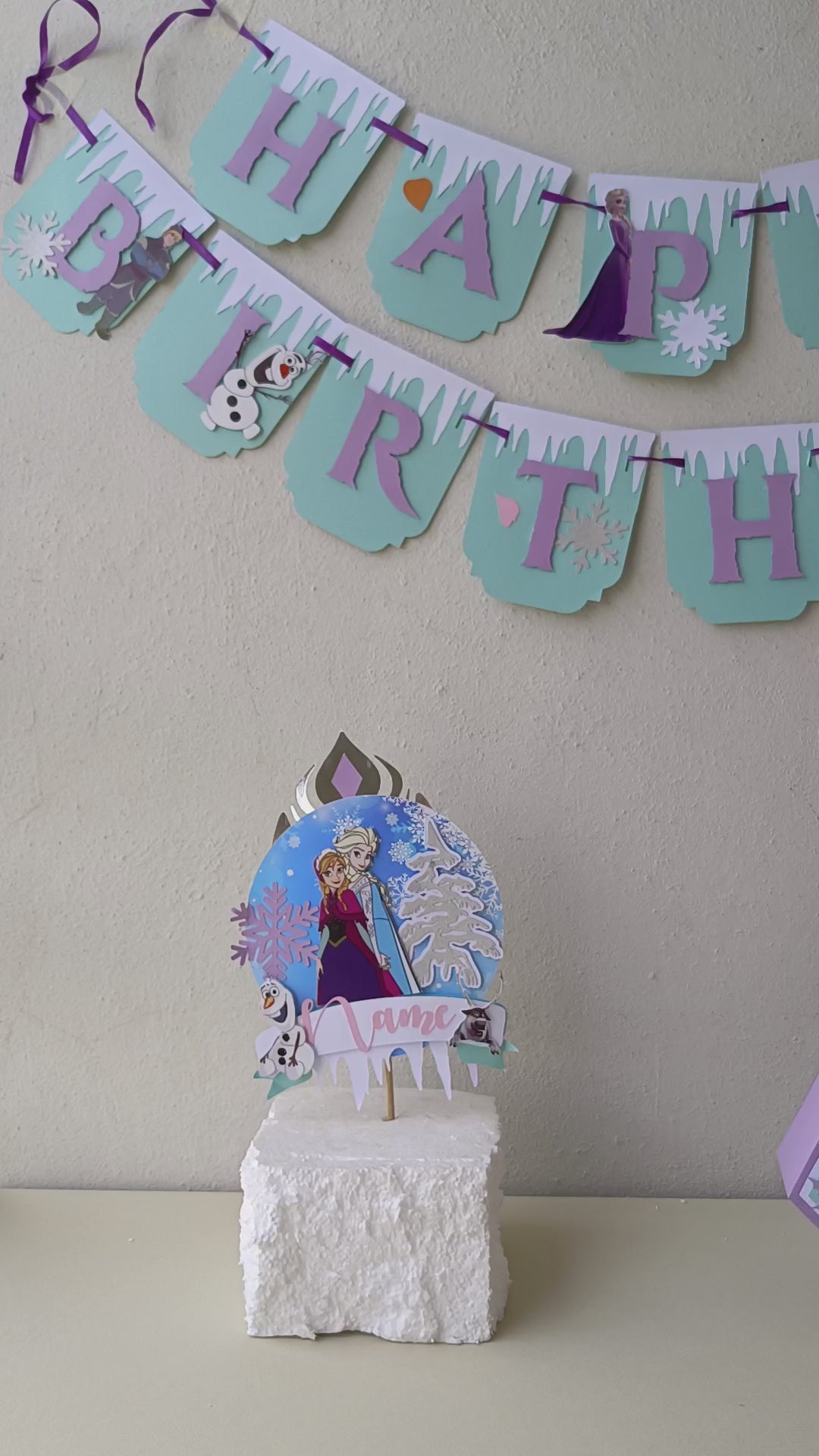 Handcrafted Frozen themed Birthday Party Pack