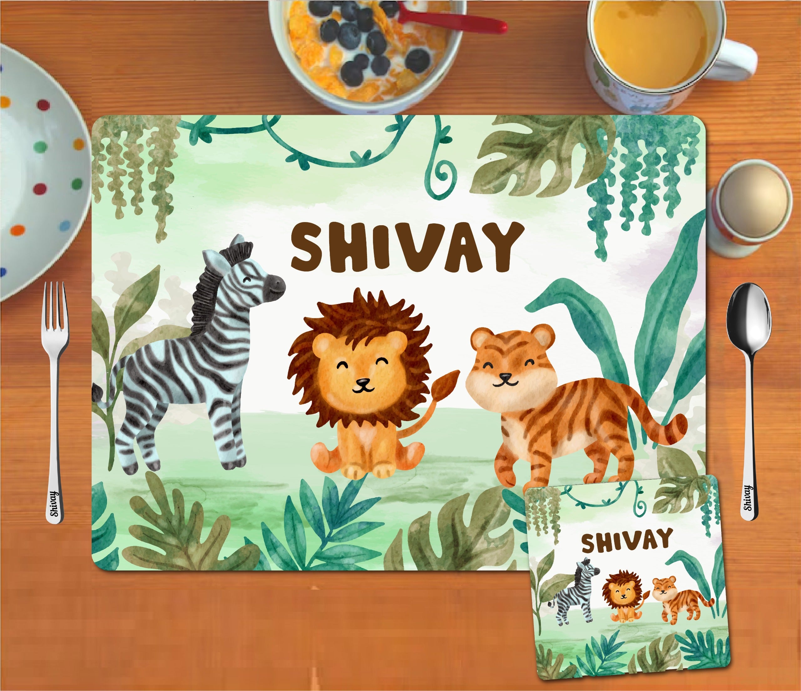 Jungle theme Placemat combo