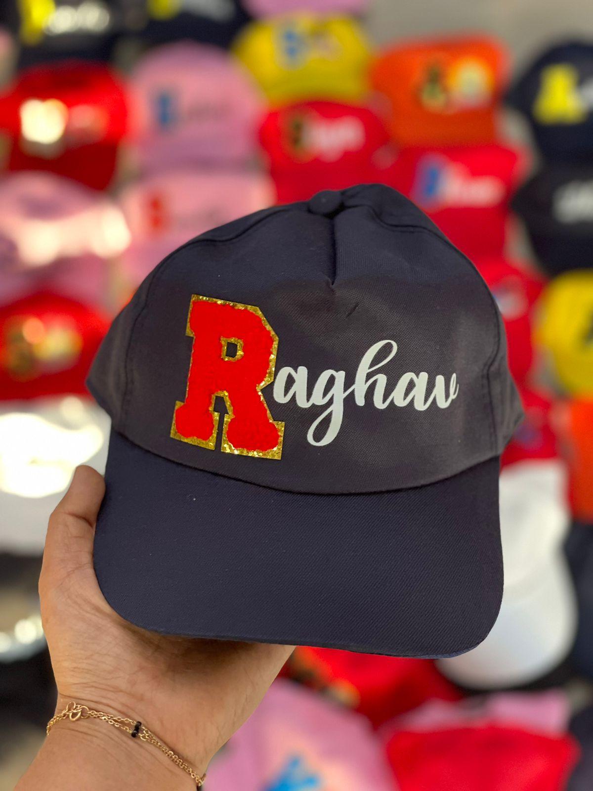 Personalised Cap with Initial and Name PRETTY UR PARTY