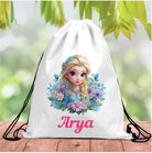 Personalised Frozen Drawstring Bag RETURN GIFTS PRETTY UR PARTY
