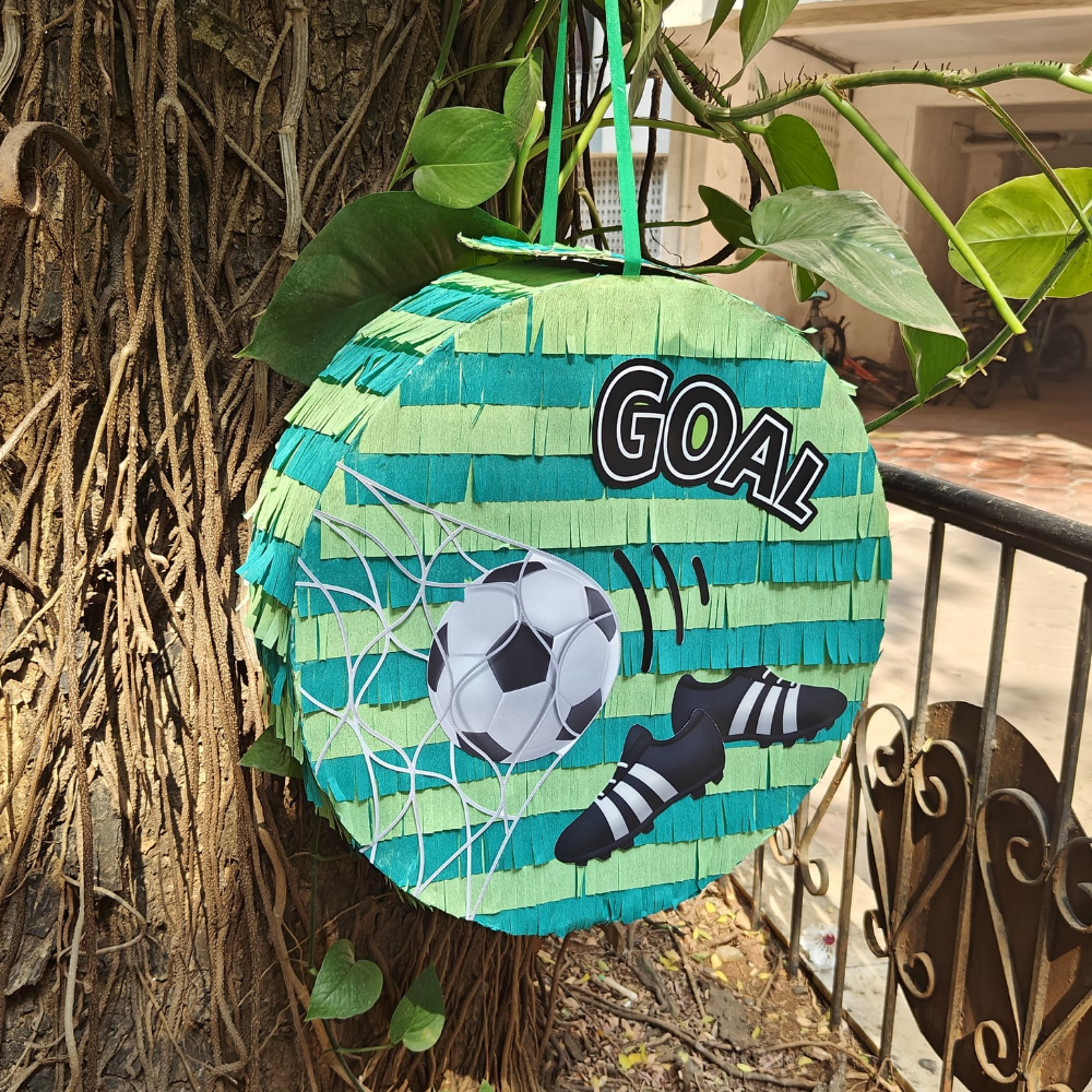 Football theme Pinata HANDCRAFTED PRETTY UR PARTY