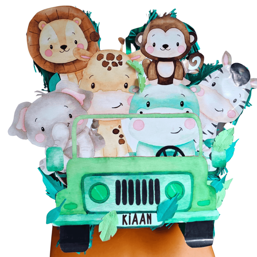 Handcrafted Jungle Safari theme Pinata – PRETTY UR PARTY