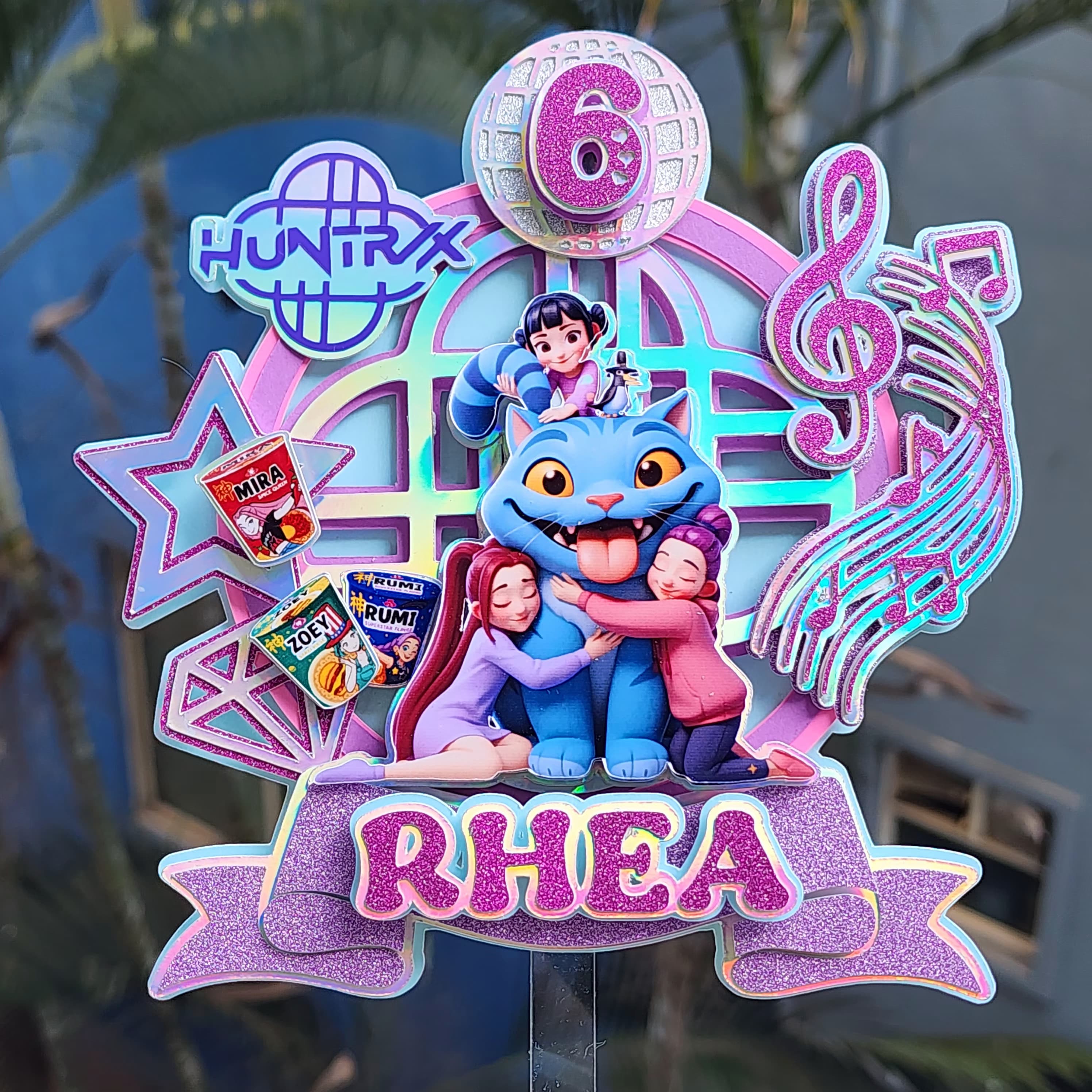 K-pop Demon Hunters Derpy 3D Cake Topper