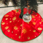 Christmas Tree Skirt Red Christmas PRETTY UR PARTY