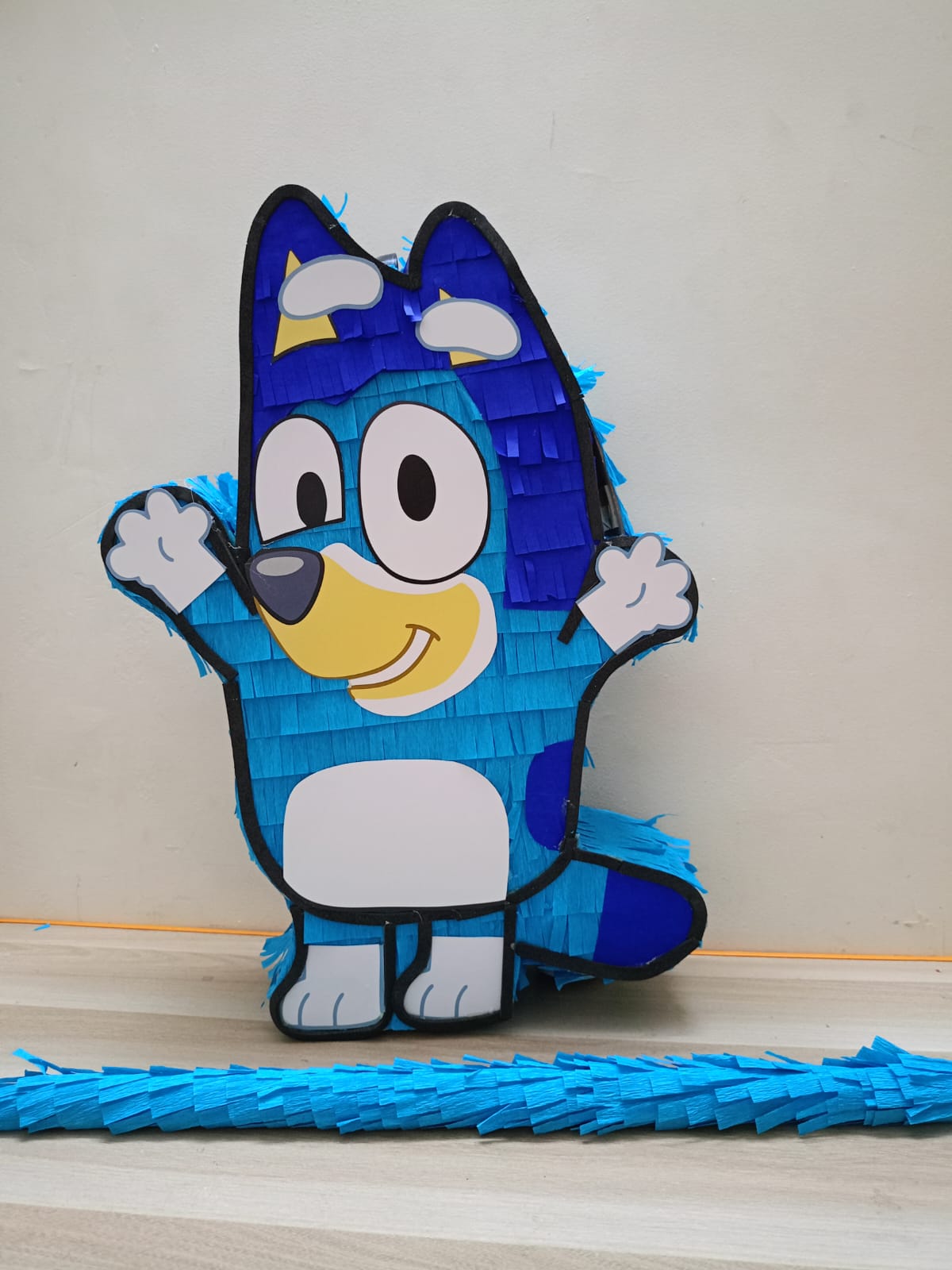 Handcrafted Bluey theme Pinata