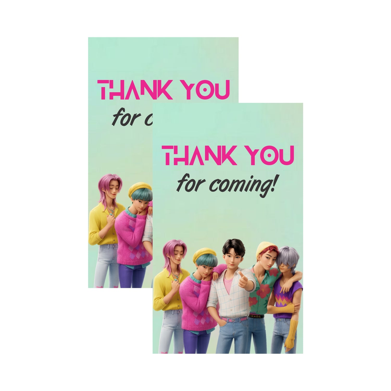 Saja Boys theme Thank you Tags
